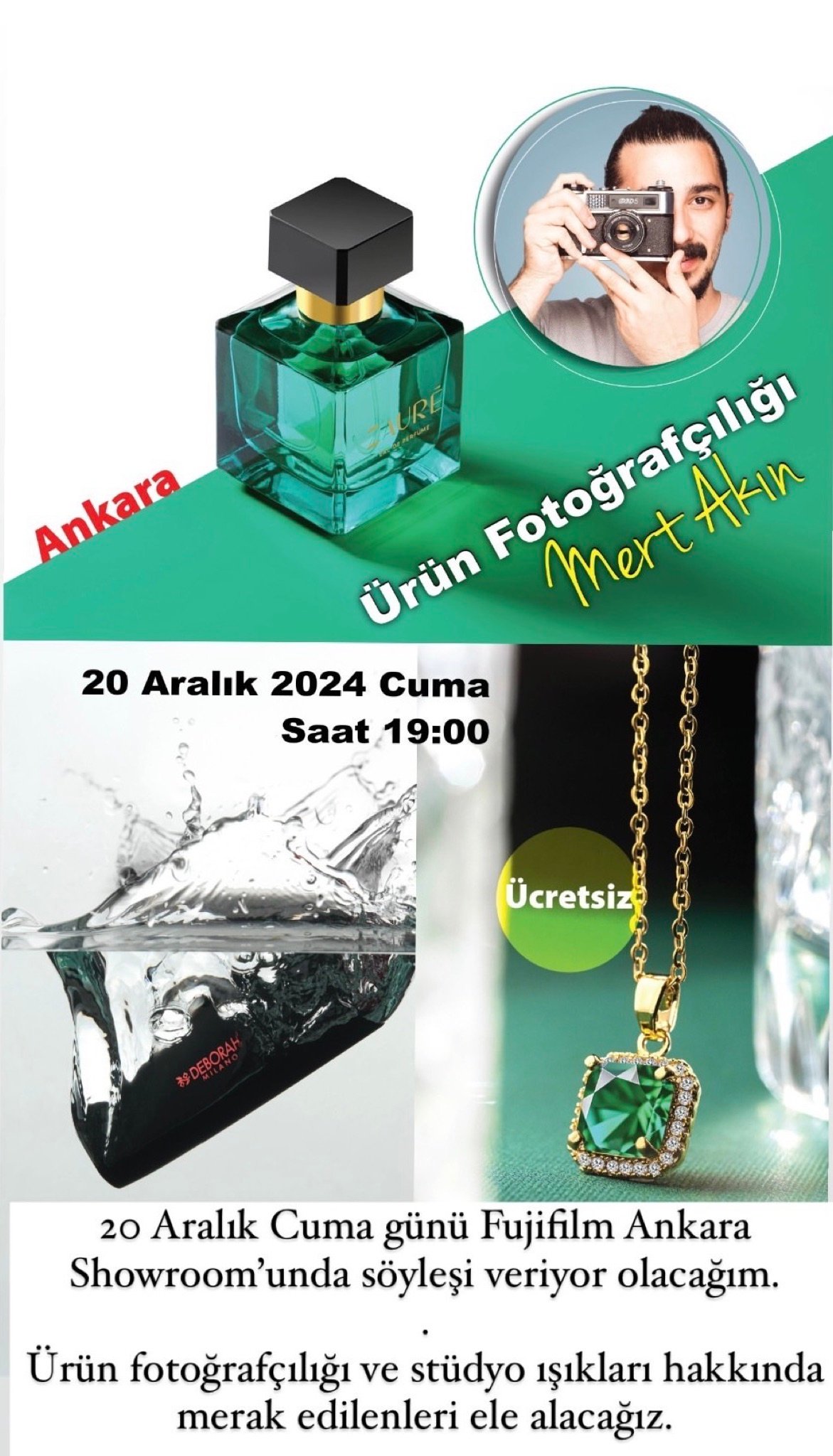 İleri Düzey Ürün Fotoğrafçılığı Atölyesi